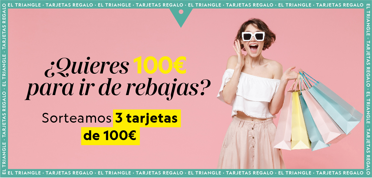 Sorteamos 3 tarjetas de 100€ para venir de Rebajas