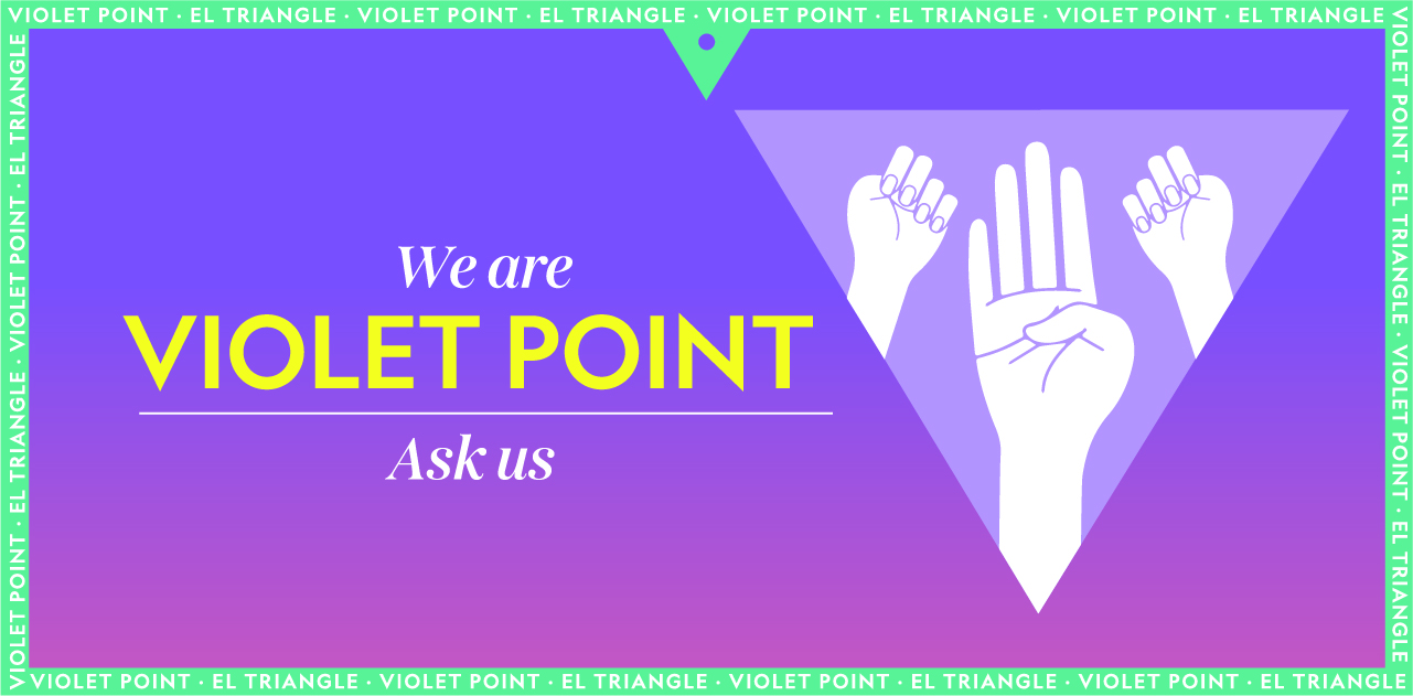 Violet point